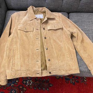 Wilson's tan suede jacket